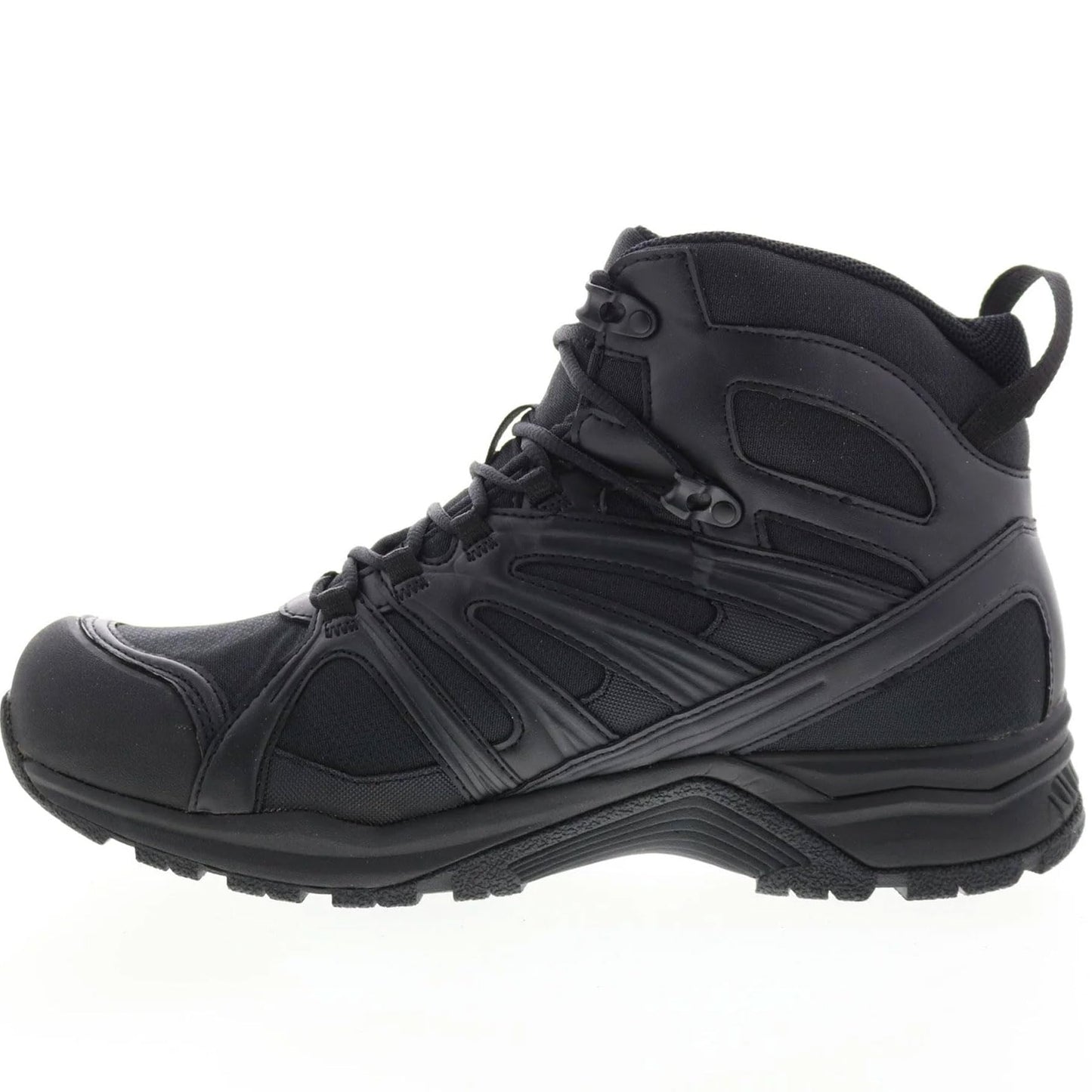 Altama Unisex Aboottabad Trail Runner Mid Combat Boots - Tactical, EVA Midsole, Quick-Drying Upper, Water-Resistant Membrane, Black, 12.5 Wide Women/11 Wide Men