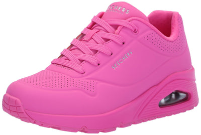 Skechers Street Uno Stand On Air Women's Sneaker, 7 C/D US, Hot Pink