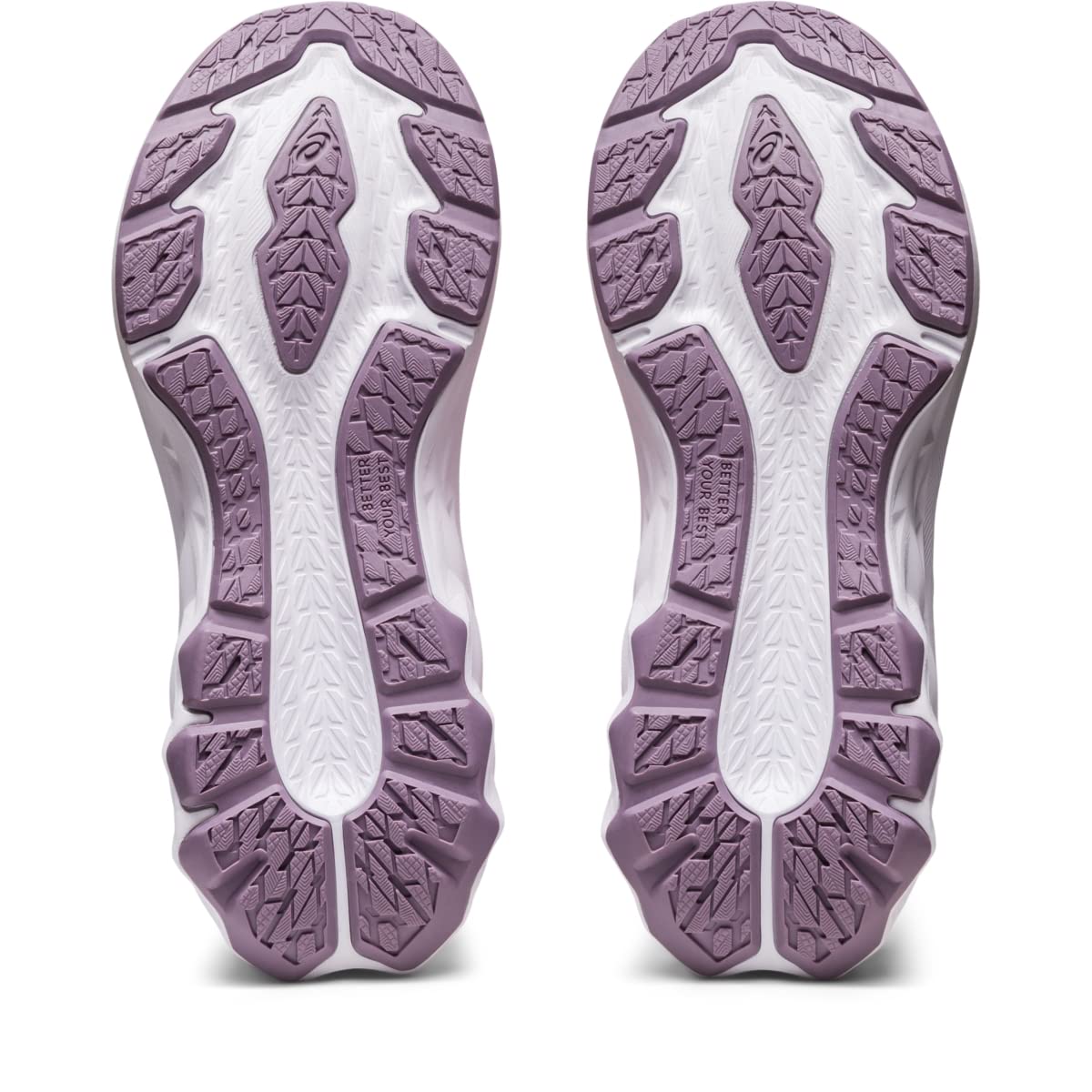 ASICS Kid's NOVABLAST 2 Grade School Running Shoes, 7, Papaya/Dusk Violet