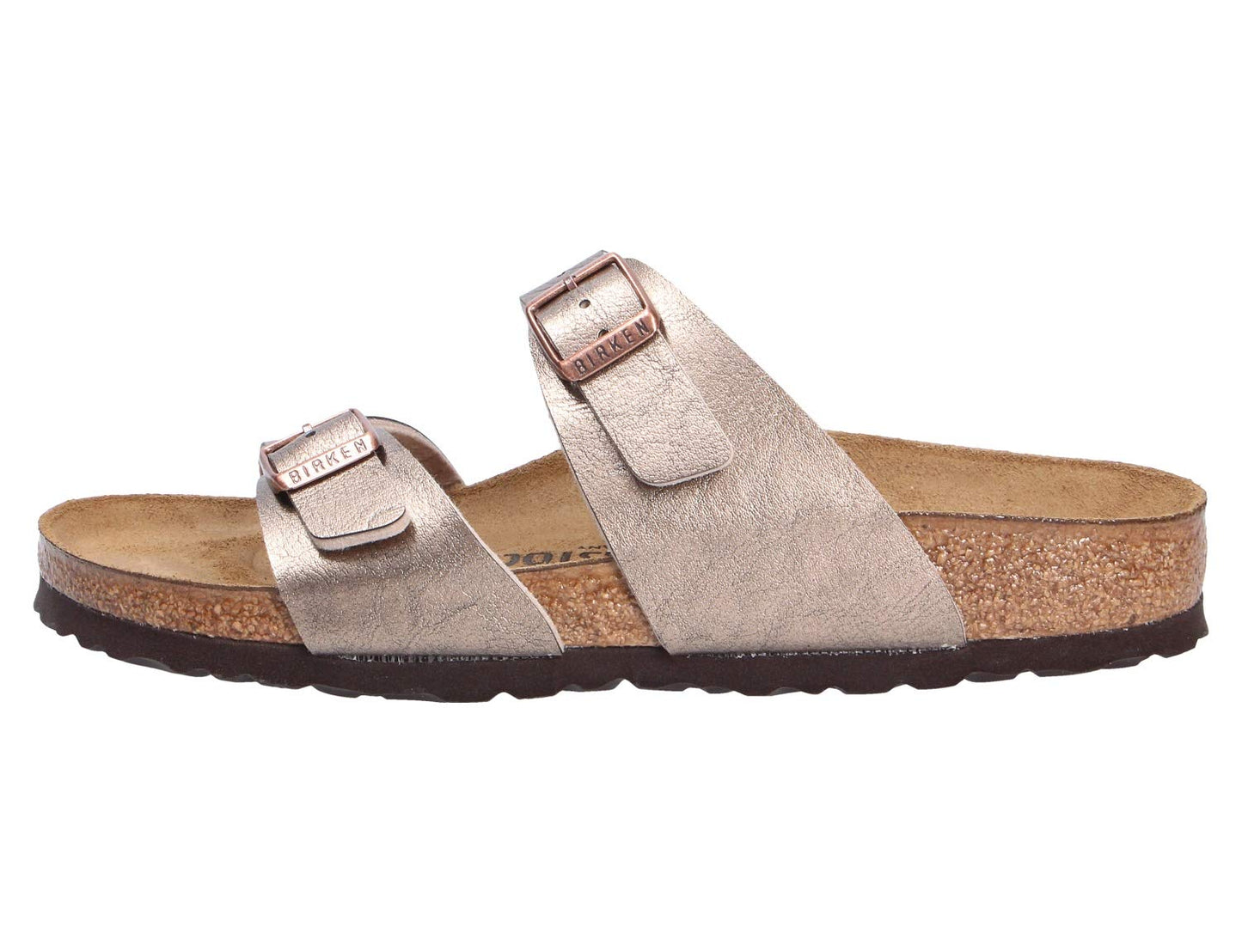 Birkenstock Women's Sandales Sydney Birko-Flor Graceful Taupe, Taupe, 5.5 UK