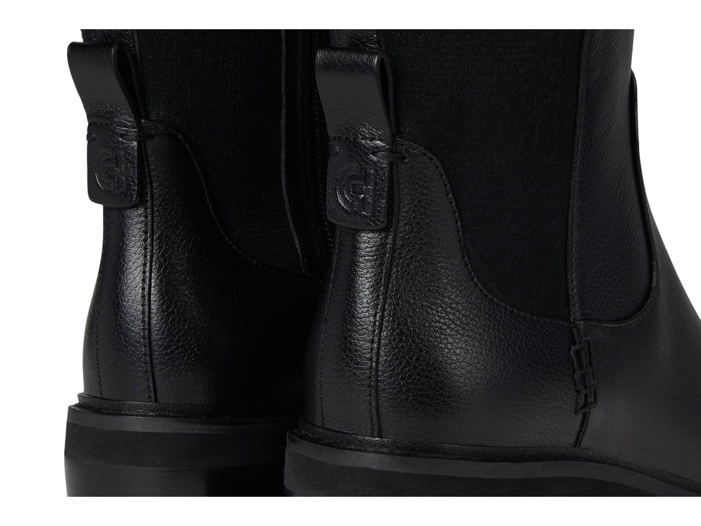 Cole Haan Womens Gema Tall Lug Boot, Black Leather Wp, 6-B US