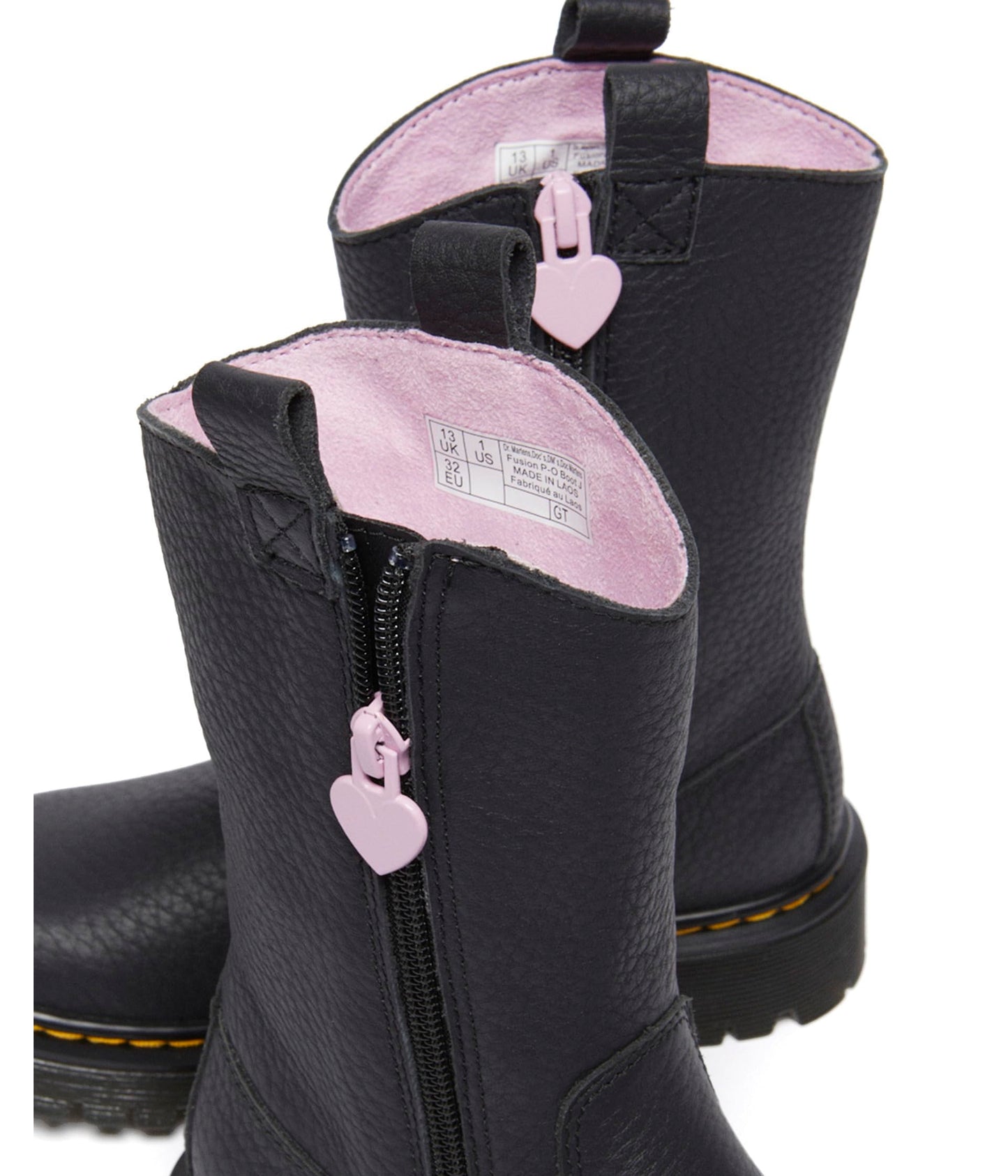 Dr. Martens Unisex Bex Heart P-O Boot Junior (Little Kid/Big Kid) Pink 3 Medium