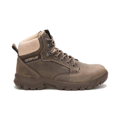 Cat Footwear womens Tess Steel Toe Work Boot, Dark Gull Grey, 7.5 US