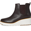 Cole Haan Women's Zerogrand City Wedge Boot Fashion, Dark Chocla/Ivory Waterproof, 10