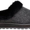 Skechers BOBS Women's Keepsakes Delight Slipper, Charcoal/Black, 7 W US