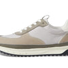 Madewell Kickoff Trainer Sneakers in Leather and (Re) sourced Nylon Stone Multi/Grey Neutral 7 M