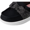 HEYDUDE Girls Wendy Bow Essentials (Toddler) Black 6 Medium