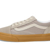 Vans Kids Old Skool (Big Kid) Sneaker, Neutral Block Gray/Gum, 4 US Unisex