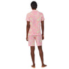 Lauren Ralph Lauren Short Sleeve Notch Collar Bermuda PJ Set Pink Paisley XL (US 16-18)