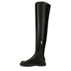 Franco Sarto Womens Angeli Over The Knee Boot Black Stretch 11 M