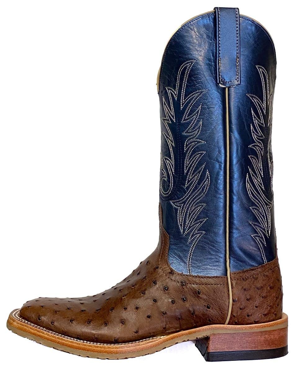 Anderson Bean Men's Cowboy Boots, Brown, 11 Wide