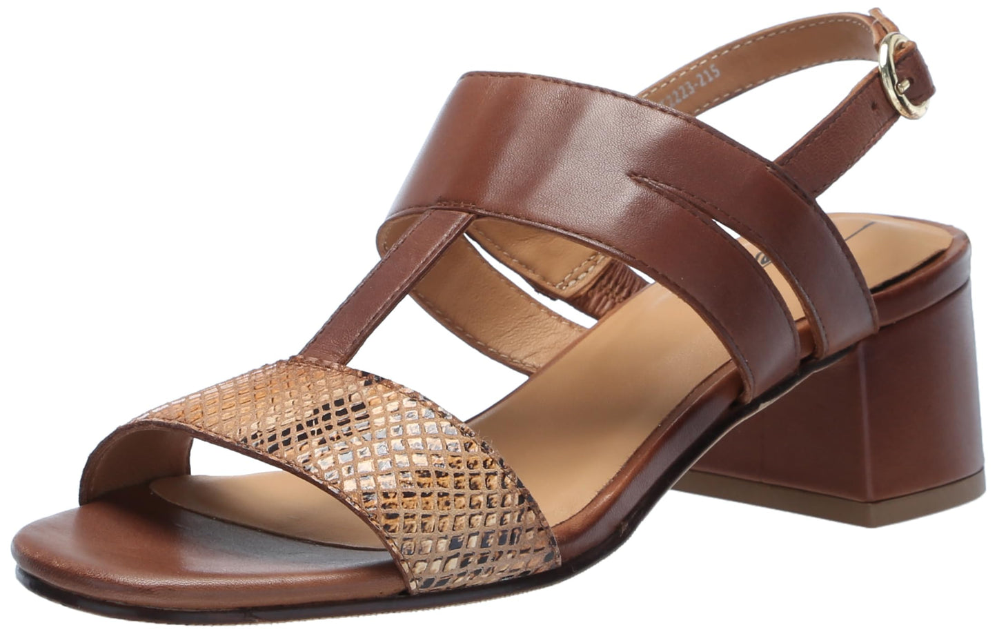Trotters Women's Larissa Heeled Sandal, Luggage, 10.5 Wide