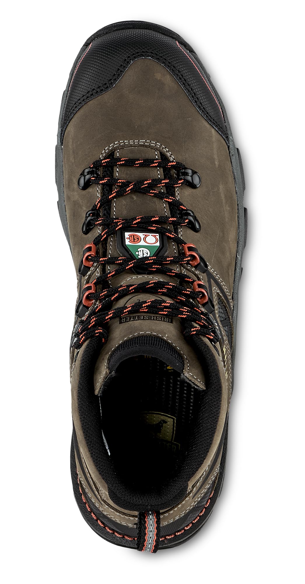 Irish Setter, Crosby, Men’s, 6", Waterproof, Non-Metallic Safety Toe (CSA), Work Boot, Gray, 10.5 EE (Wide)