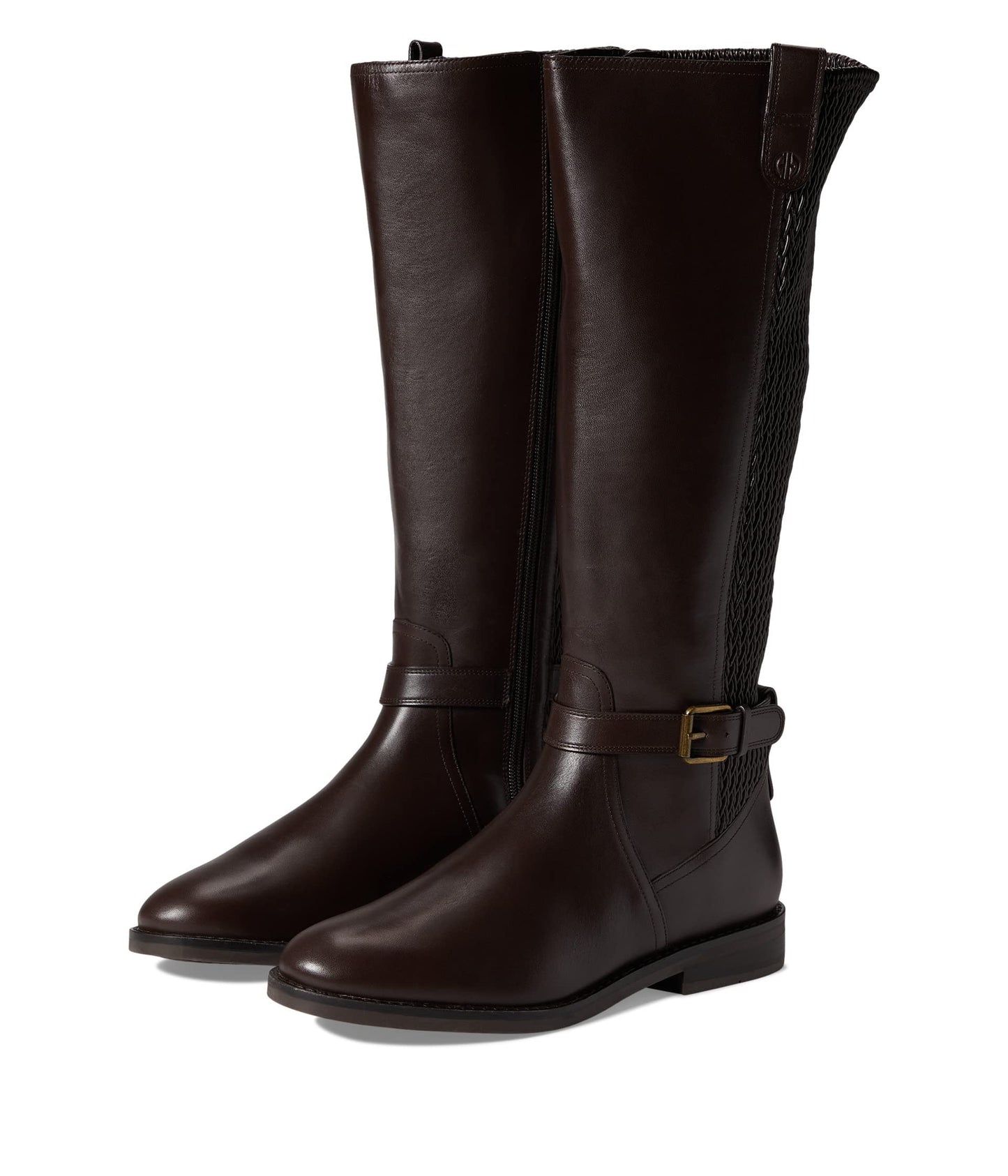 Cole Haan Cape Stretch Tall Boot Dark Chocolate Leather 8.5 B (M)