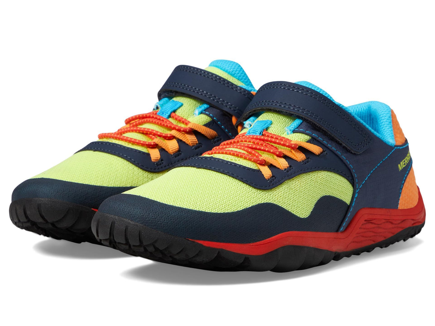 Merrell Unisex Kids Trail Glove 7 A/C (Toddler/Little Kid/Big Kid) Navy Multi 5 Big Kid Medium
