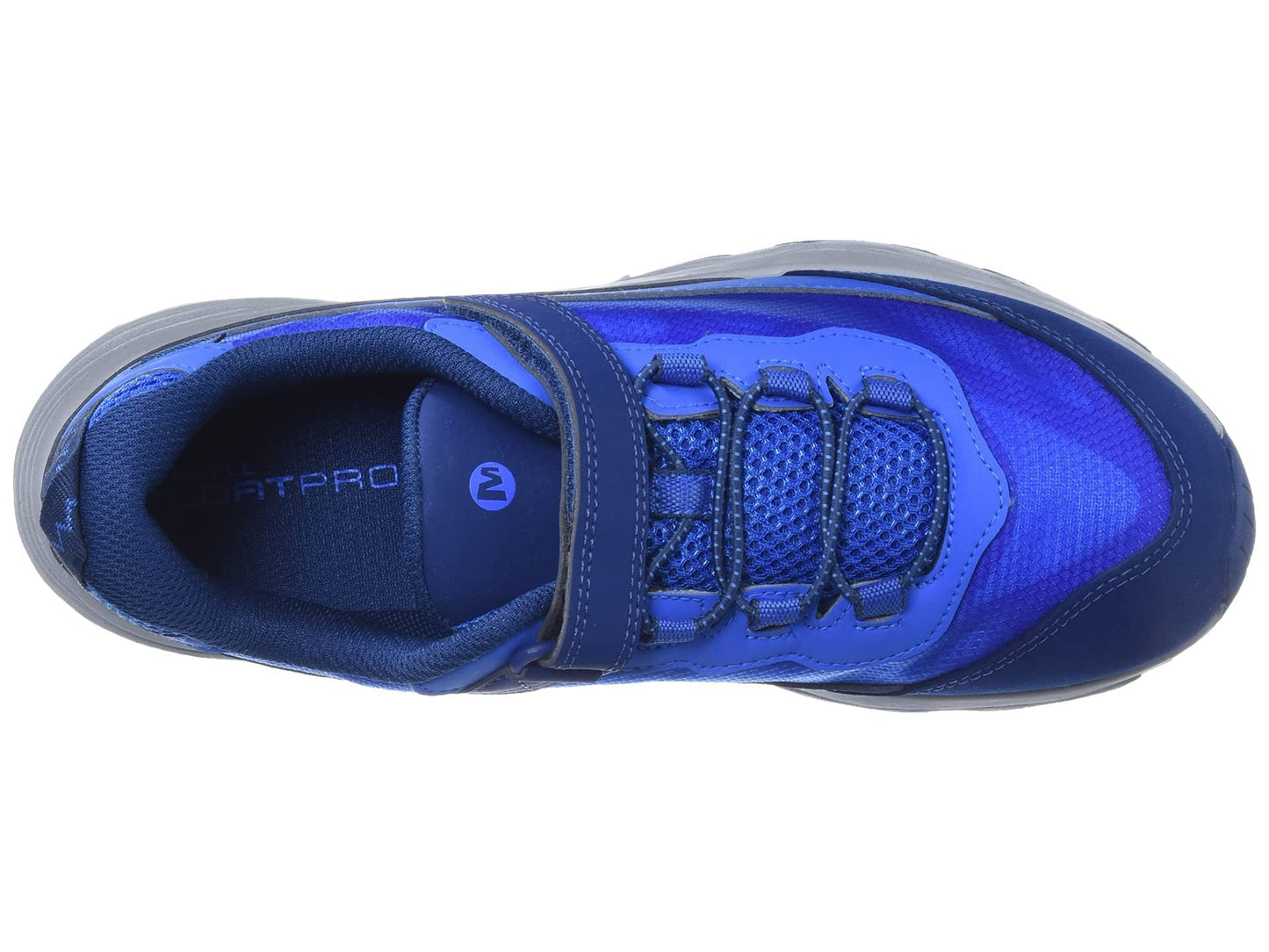 Merrell Unisex Kid's Moab Speed Low Alternative Closure Waterproof Hiking Shoe, Blue, 7 Medium