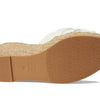 Stuart Weitzman Loveknot Espadrille Wedge Slide Cream/Natural 5.5 B