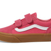 Vans Old Skool V (Little Kid) Sneaker, Gum Pink, 13 US Unisex