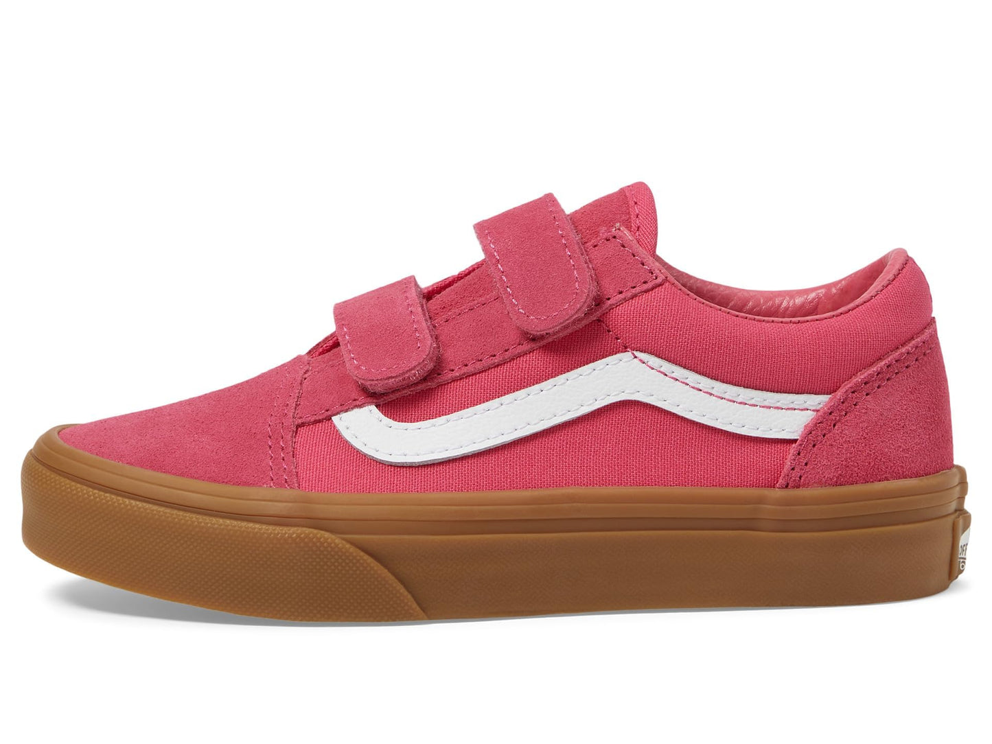 Vans Old Skool V (Little Kid) Sneaker, Gum Pink, 13 US Unisex