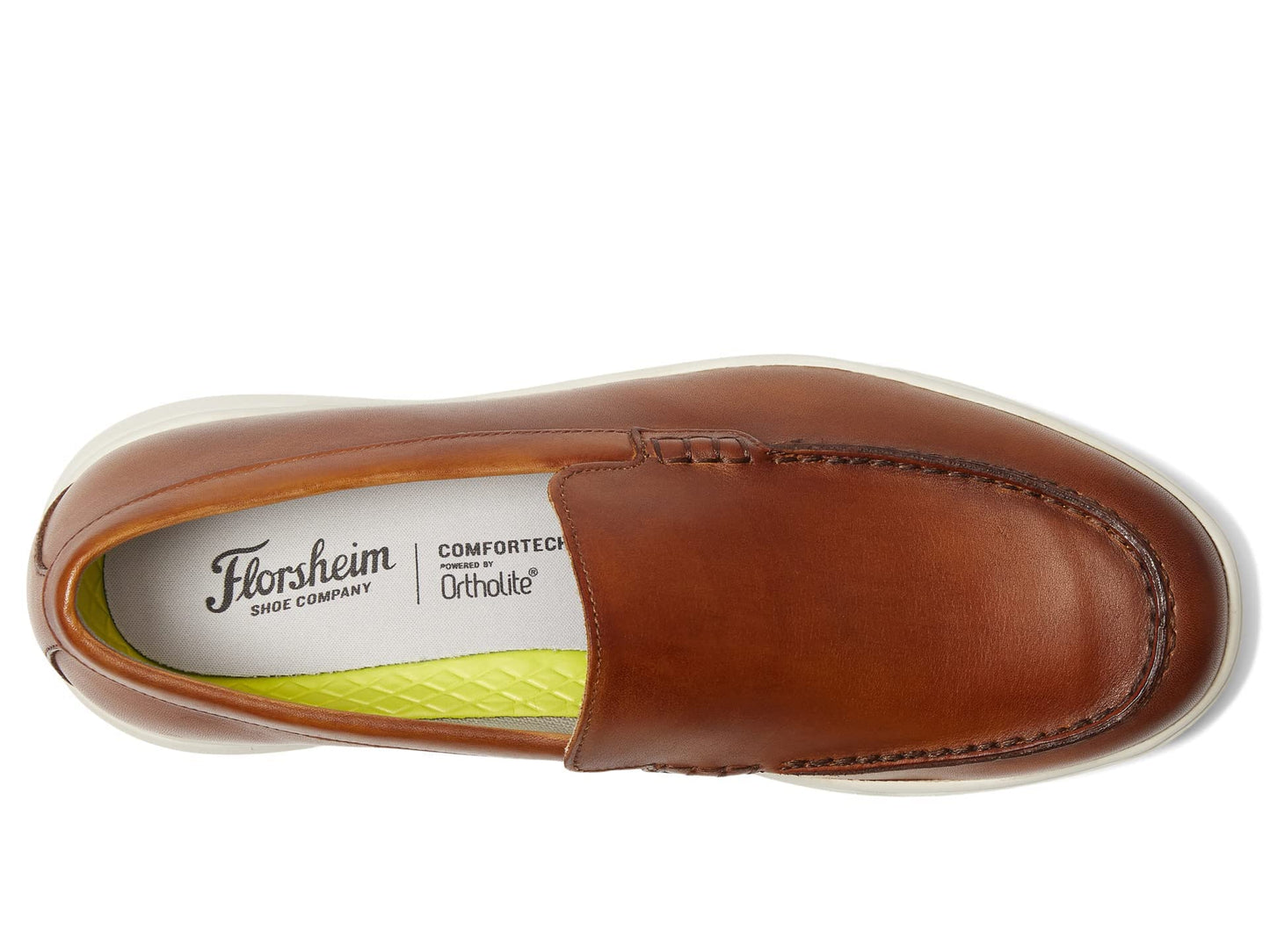 Florsheim Heist Moc Toe Venetian Loafer Mens Slip On 115 DM US Cognac