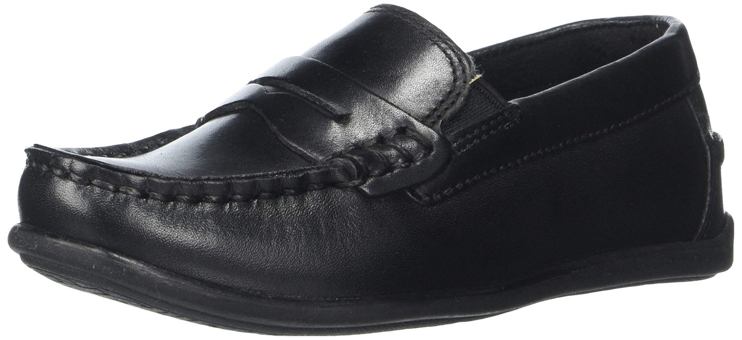 Florsheim boys Jerod Penny Driver Jr. (Toddler/Little Kid/Big Kid) Loafer, Black, 13 Little Kid US