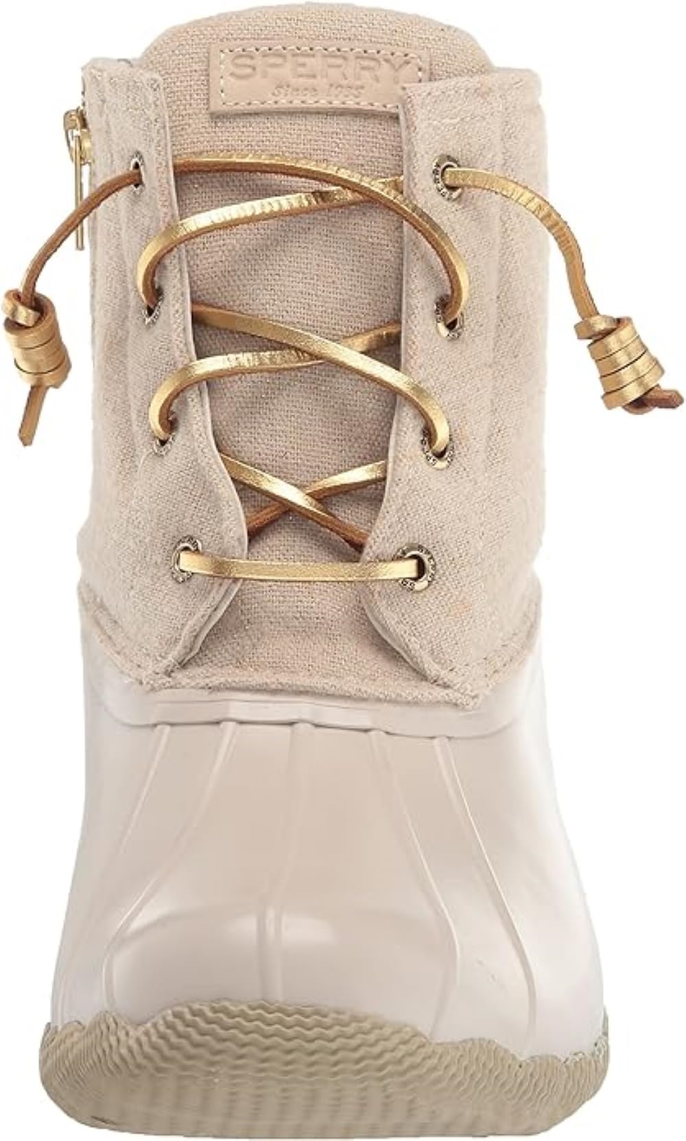 Sperry Women's Saltwater Snow Boot, Ivory Sparkle, 7 M US