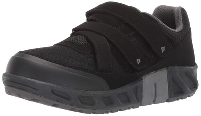 Propet Men's Matthew Strap Sneaker, Black, 11 D US