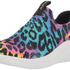 Skechers Kids Girls Ultra Flex 2.0 Sneaker, Multi/Black, 3.5 Little Kid