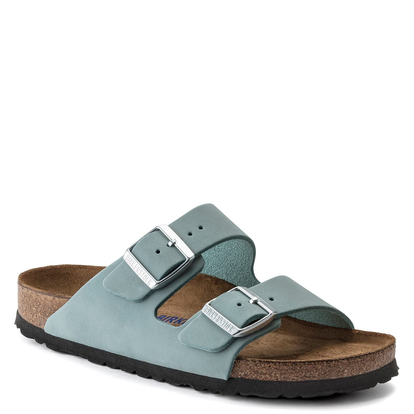 Birkenstock Arizona Soft Footbed Faded Aqua Nubuck EU 36 (US Women's 5-5.5) Narrow