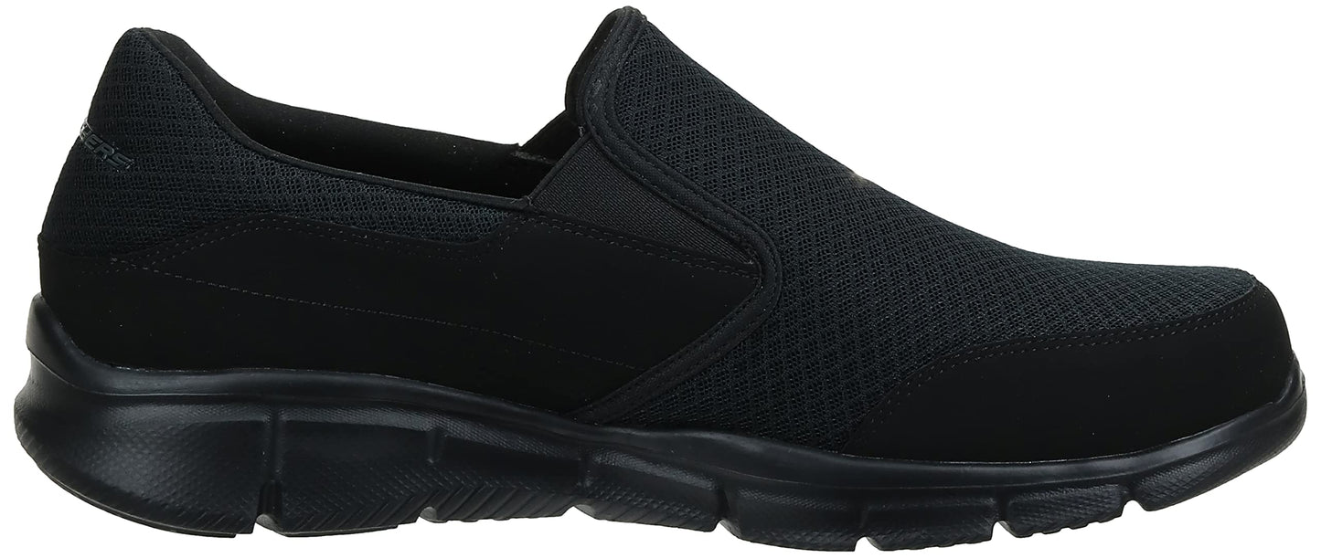 Skechers Sport Men's Equalizer Persistent Slip-On Sneaker, Black, 13 M US