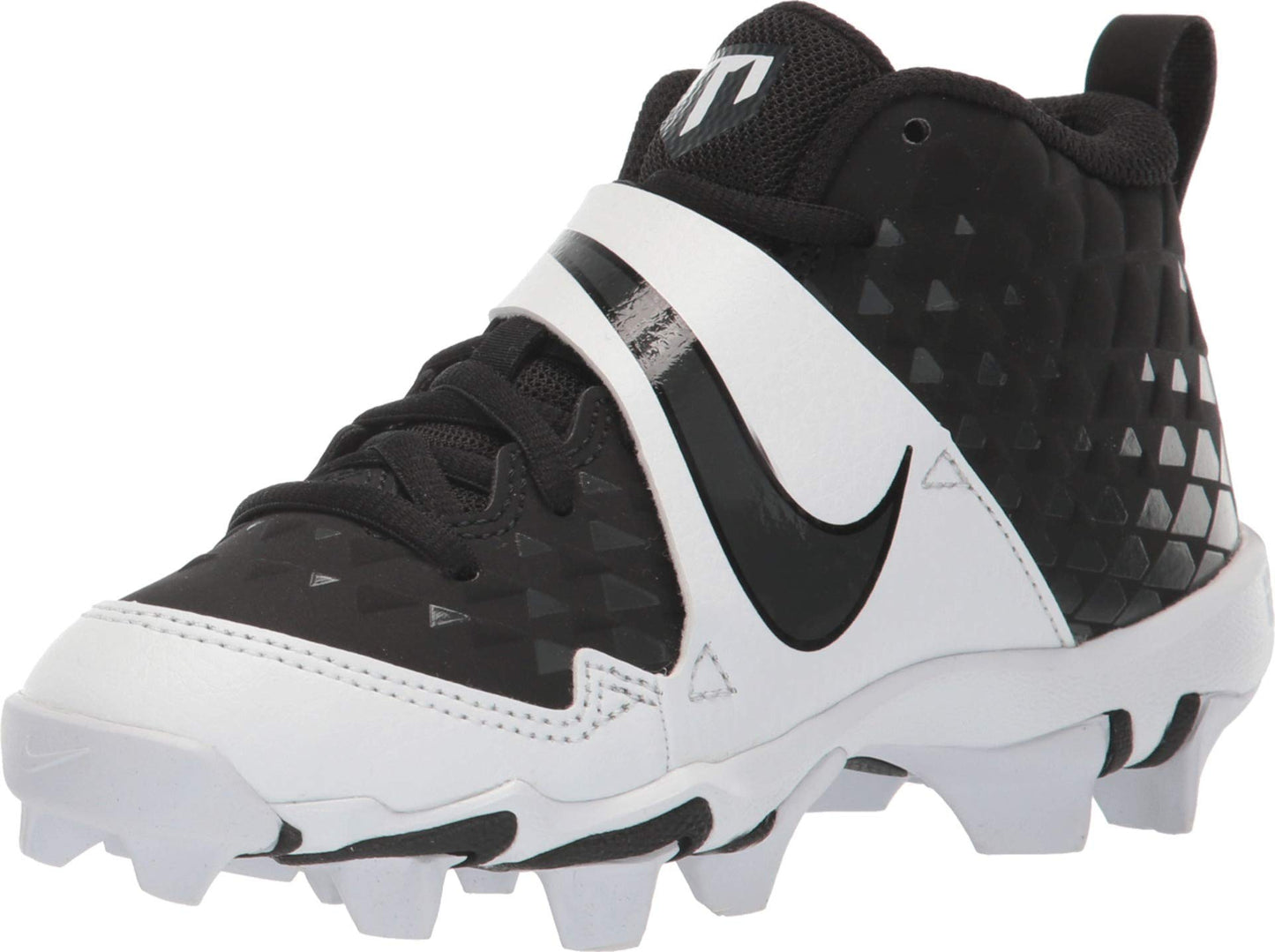 Nike Kids' Force Trout 6 Keystone Baseball Cleats (Black/White, Numeric_5_Point_5)