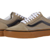 Vans Men's Old Skool Sneaker, (Gum) Timber Wolf/Black, Size 5.5