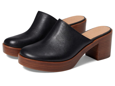 Madewell Arden Platform Mule True Black 5 M