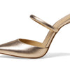 Michael Kors Jessa Mule Pump Pale Gold 6 M