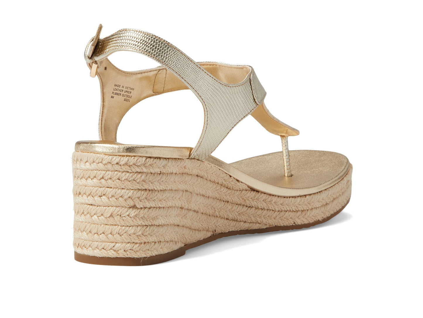 Michael Kors Laney Thong Pale Gold 9.5 M