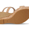 Stuart Weitzman 5050 Wedge Sandal Adobe/Natural 9 B