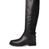 Cole Haan Waterproof Greenwich Tall Boot Black Leather/Stretch Black 9 C - Wide