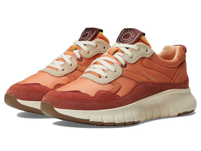 Cole Haan Zerogrand Upland Lace-Up Sneaker Peach Quartz/Sun Baked/Bruschetta/Ivory 5 B (M)