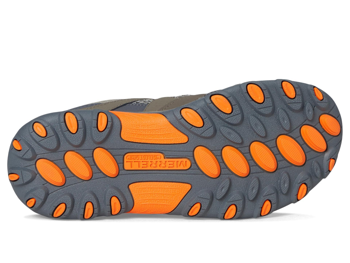 Merrell Boy's Trail Chaser Shoe, Gunsmoke/Orange, 1.5 Medium US Little Kid