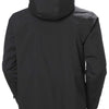 Helly-Hansen Mens Utility Waterproof Breathable Insulated Hooded Rain Jacket, 990 Black, Large