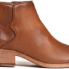 Frye Carson Piping Booties for Women Made from Soft Full-Grain Leather with Signature Western-Inspired Piping Detail and Supple Leather Lining – 4” Shaft Height, Caramel - Avalon - 6.5M