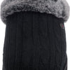 Skechers BOBS Women's Keepsakes - Ice Angel Slipper, Black, 9 M US