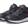 New Balance Boy's Fresh Foam 650 V1 Hook & Loop Running Shoe, Magnet/Neo Flame/Vibrant Sky, 6.5 Big Kid