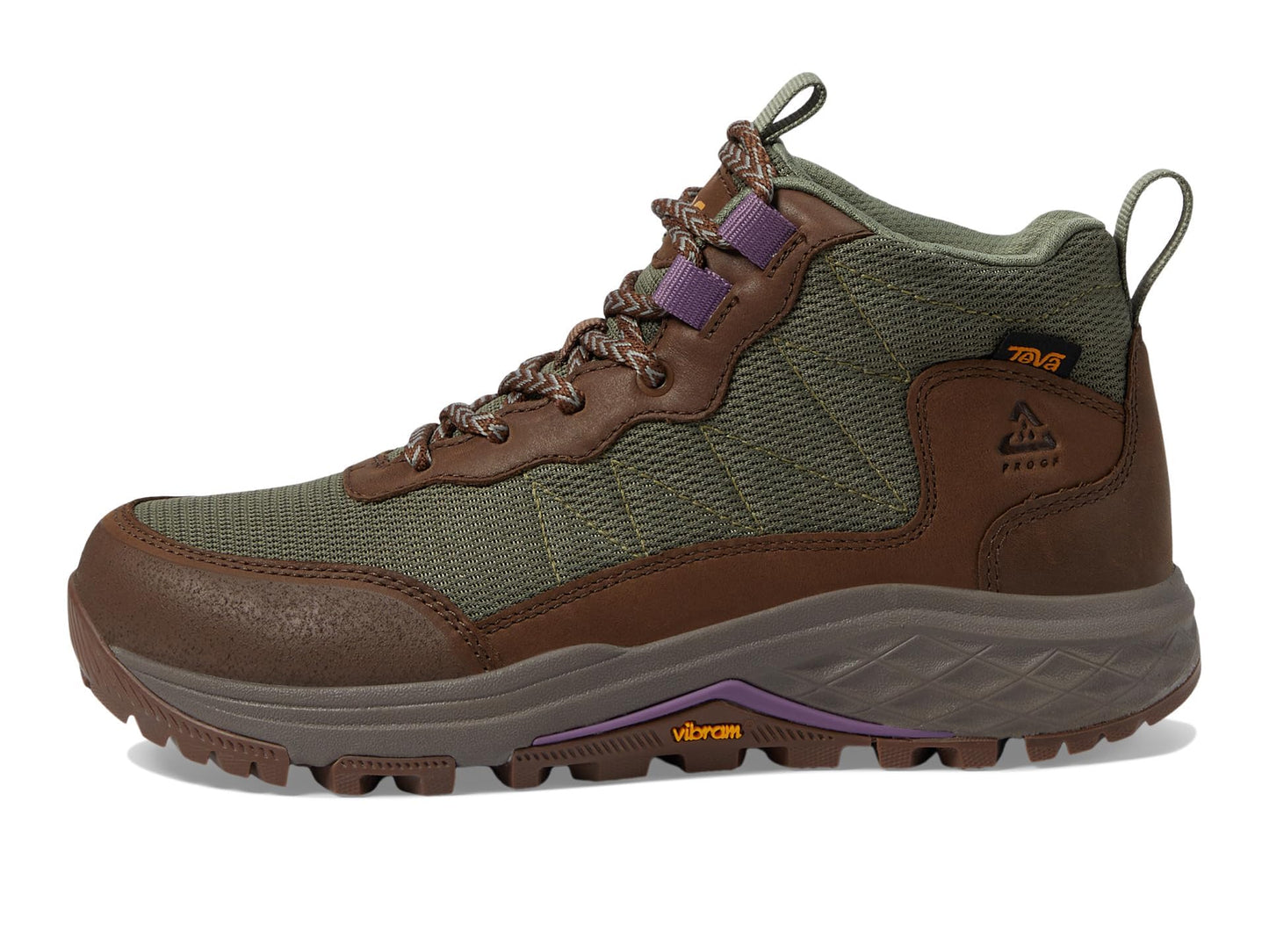 Teva Women's Ridgeview Mid RP, Coffee/Olivine, 8 M US