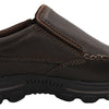 Skechers Men's Braver- Rayland Slip-On Loafer, Dark Brown, 9.5 M US