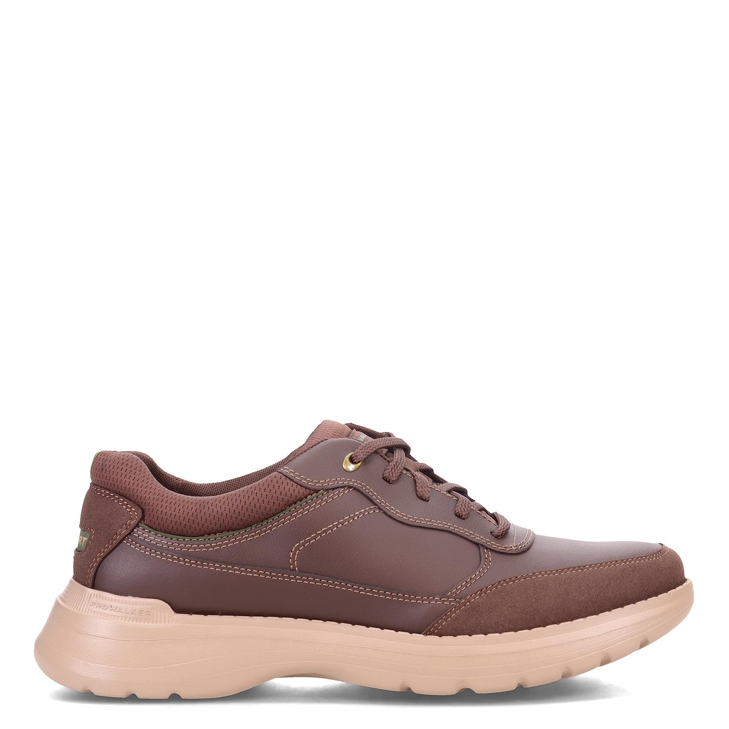 Rockport Men's Prowalker 6000 UBal, Dark Brown Leather, 12 Wide