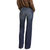ARIAT Womens Trouser Mid Rise Stretch Lucy Wide Leg Jeans, Pacific, 18 Plus Long