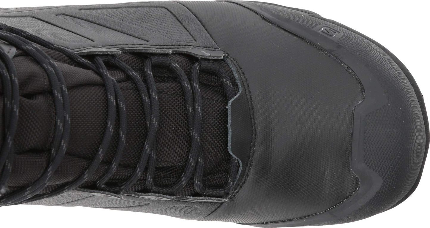 Salomon mens Toundra Pro Cswp Snow, Black/Black/Magnet, 8.5 US
