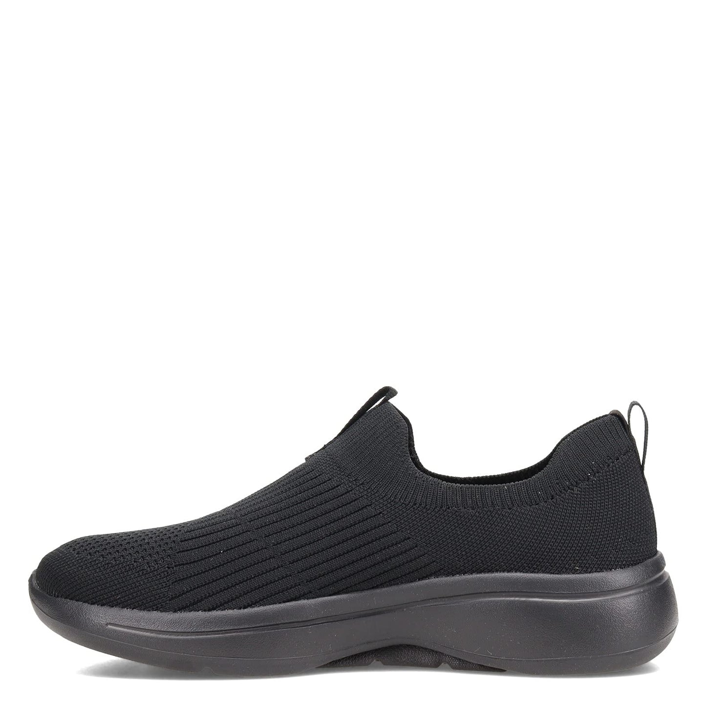 Skechers Women's Go Walk Arch Fit Iconic Sneaker, Black/Black, 5 Wide