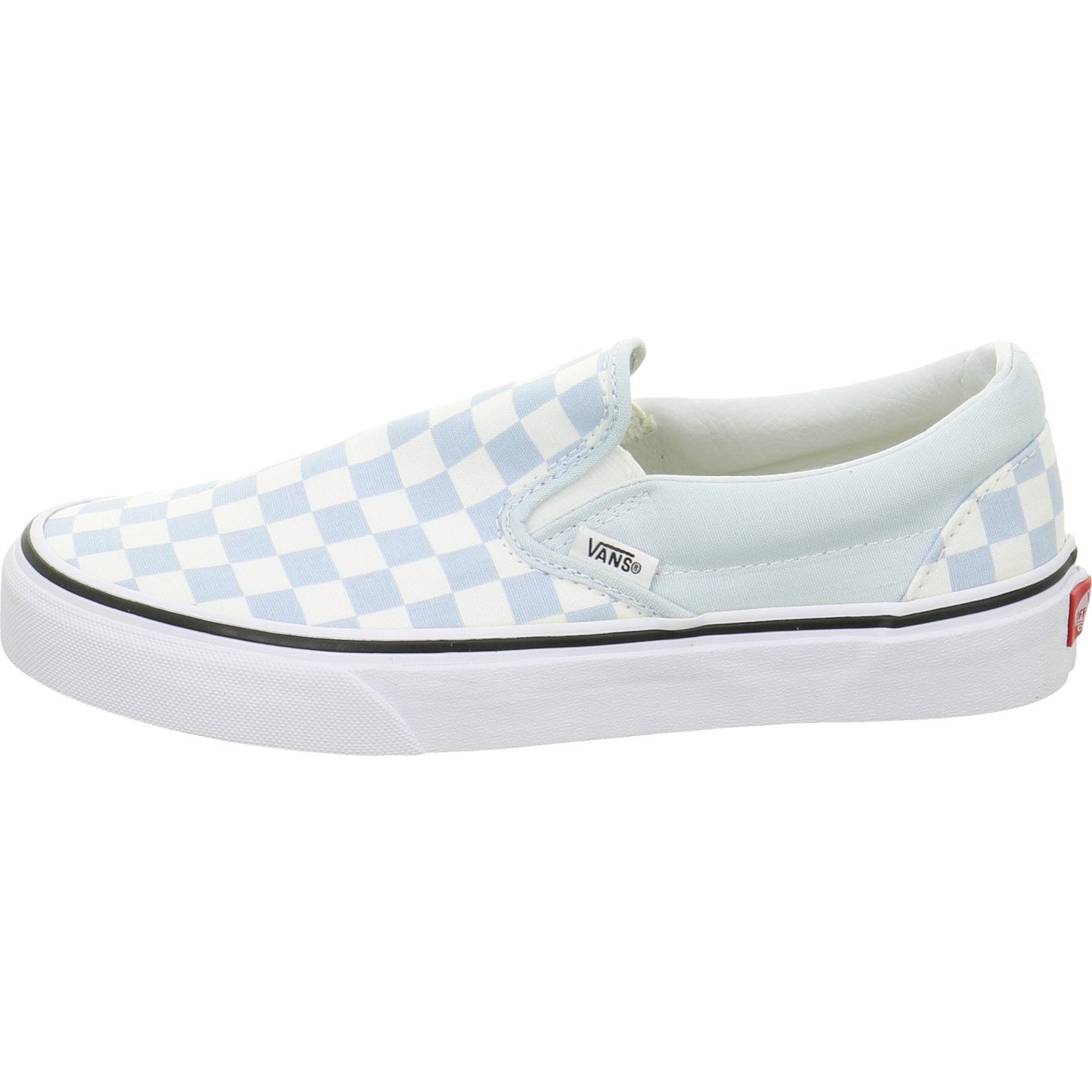 Vans Unisex Classic Slip-on Slip On Trainers, Blue Checkerboard Baby Blue True White Qck, 4.5 UK